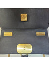 V logo black shoulder bag - VALENTINO - BALAAN 9