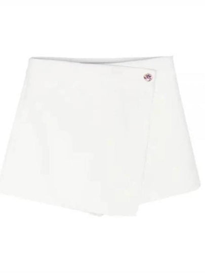 Front Button Panel Shorts Ivory - MSGM - BALAAN 2