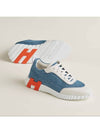 Bouncing Denim Low Top Sneakers Light Blue White - HERMES - BALAAN 2