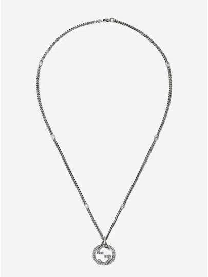 Sterling Interlocking G Necklace Silver YBB678651001 - GUCCI - BALAAN 2