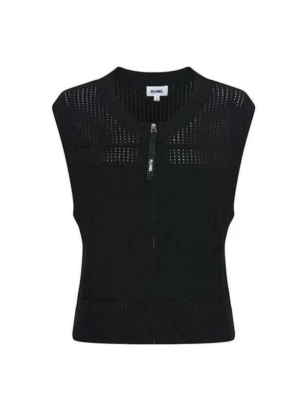 Punching zip-up vest MK3MV315BLK - P_LABEL - BALAAN 8