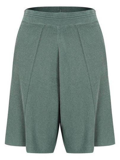 Banding Knit Shorts Slate Green - CALLAITE - BALAAN 2