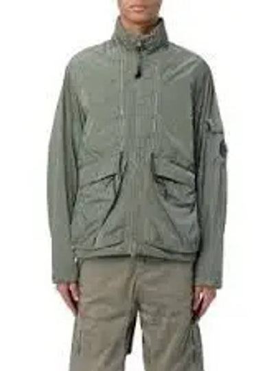 Men's Chrome-R Zip-Up Jacket Green - CP COMPANY - BALAAN 2