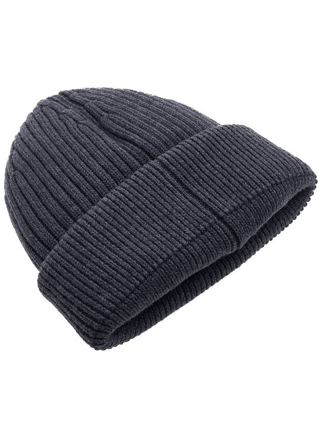 Beretto Logo Wool Beanie Gray - MONCLER - BALAAN 5