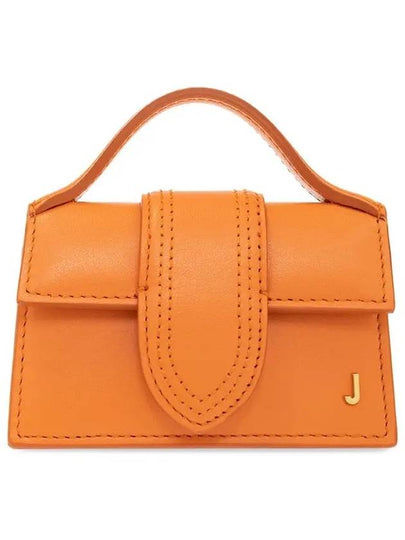 Le Petit Bambino Leather Tote Bag Orange - JACQUEMUS - BALAAN 2