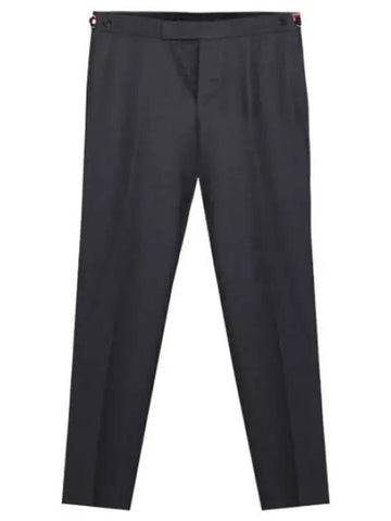 Low rise super 120 count wool pants suit slacks - THOM BROWNE - BALAAN 1