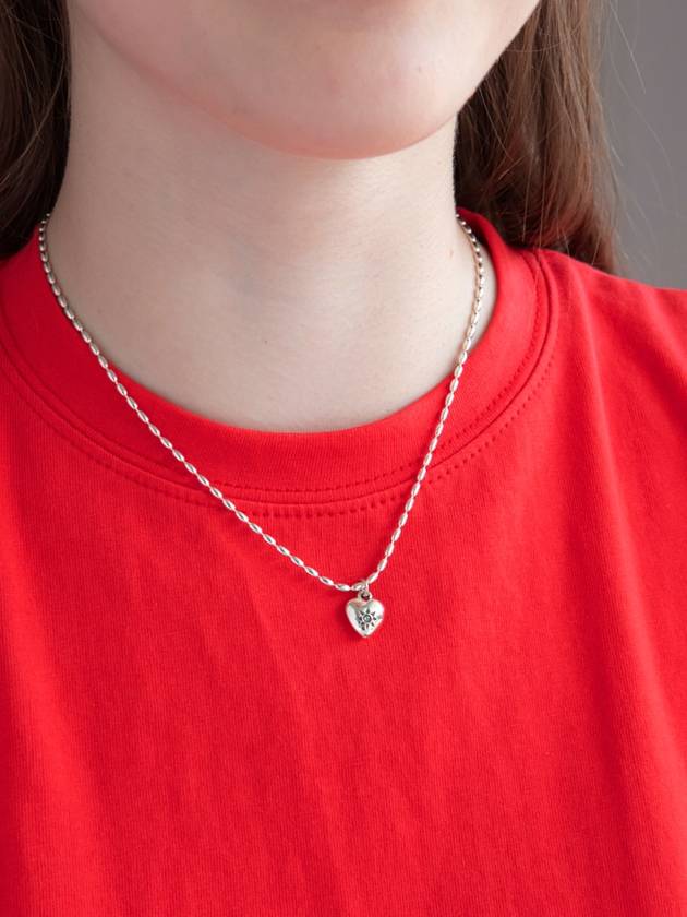 Alley Heart Necklace Silver - SOSOO - BALAAN 2