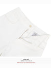 Cropped Straight Pants White - MONCLER - BALAAN 10