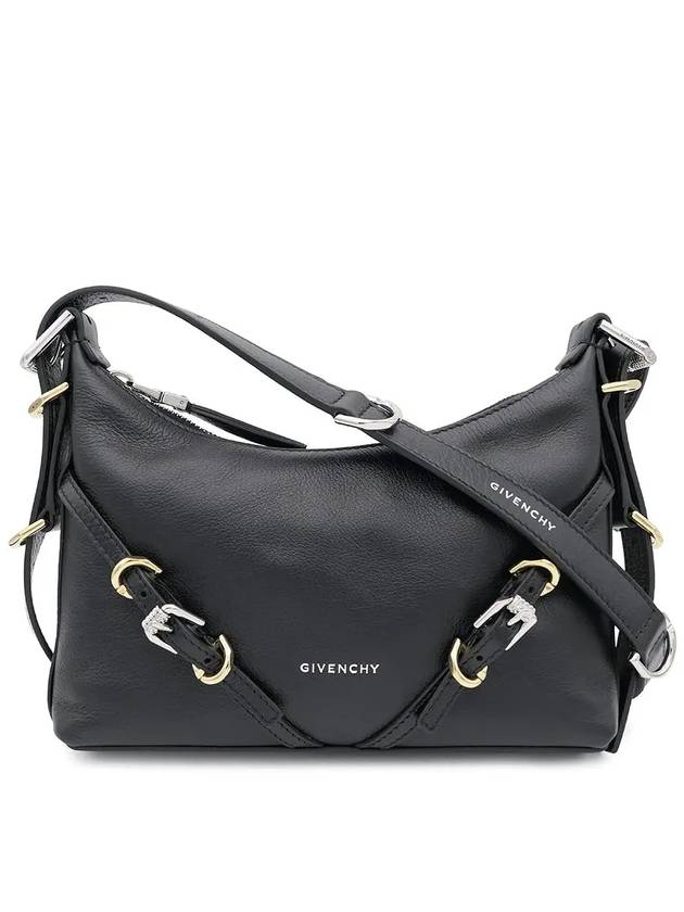 Voyou Small Leather Shoulder Bag Black - GIVENCHY - BALAAN 2