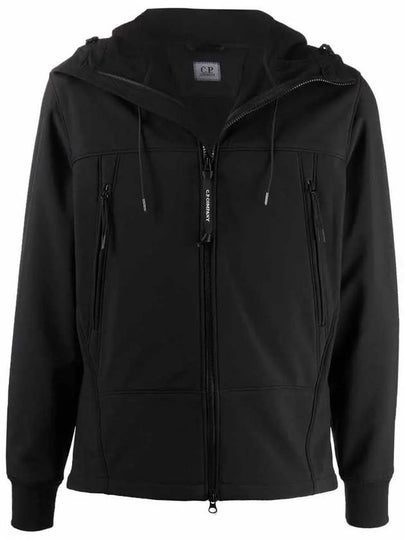 Men's Shell R Goggles Hooded Jacket Black - CP COMPANY - BALAAN 2