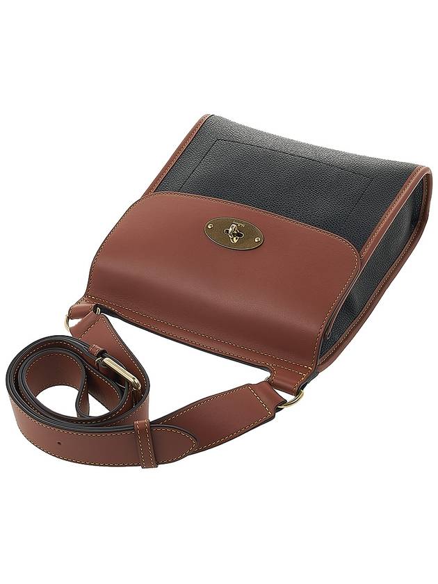 Antony Small Leather Messenger Bag Black - MULBERRY - BALAAN 5