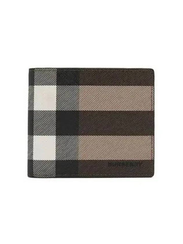 Check print half wallet 271385 - BURBERRY - BALAAN 1