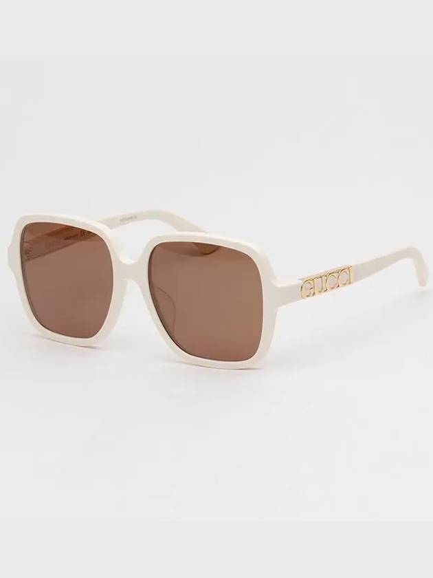 Sunglasses GG1189SA 005 Ivory Big Logo Fashion Asian Fit - GUCCI - BALAAN 4