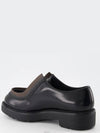 Diapason Opaque Brushed Leather Lace-Up Shoes Sienna - PRADA - BALAAN 7