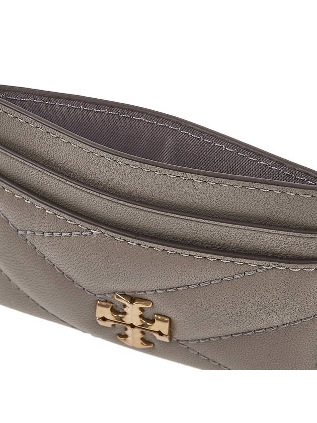 Kira Chevron Logo Card Wallet Grey - TORY BURCH - BALAAN 10