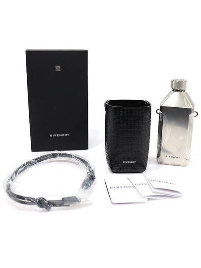 BK609VK15M 040 Silver Aluminum 4G FLASK Water Bottle Black Cover - GIVENCHY - BALAAN 2