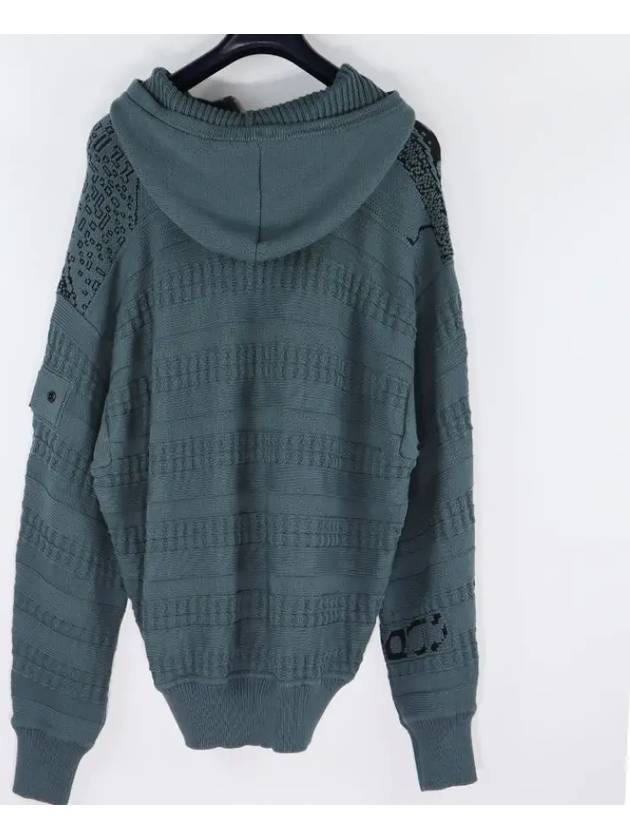 Shadow Knit Half Zipper Hoodie Dark Green - STONE ISLAND - BALAAN 6