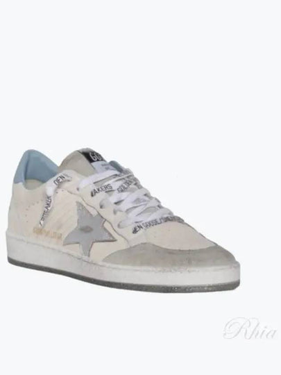 Ball Star Blue Tab Low Top Sneakers White - GOLDEN GOOSE - BALAAN 2