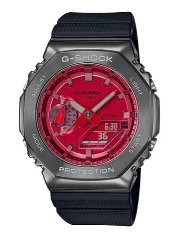 G SHOCK Yal Oak metal bezel watch GM 2100B 4A - G-SHOCK - BALAAN 1