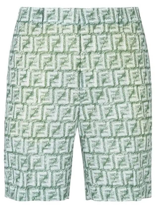 FF Print Shorts Green - FENDI - BALAAN 2