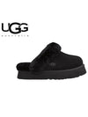 Women's Diskett Fleece Platform Slippers Black - UGG - BALAAN 2