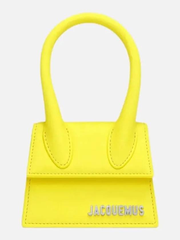 Le Chiquito Signature Mini Tote Bag Neon Yellow - JACQUEMUS - BALAAN 3