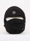 Logo Patch Balaclava Black - STONE ISLAND - BALAAN 4