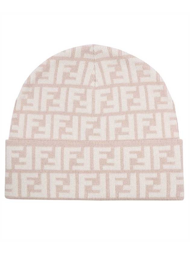 Wool Beanie Beige - FENDI - BALAAN 2