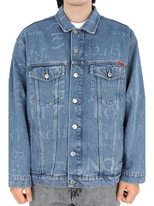 Men s Logo Printing Denim Jacket Blue CMRSS23 201 BLUESTREETNAMES - MARTINE ROSE - BALAAN 2