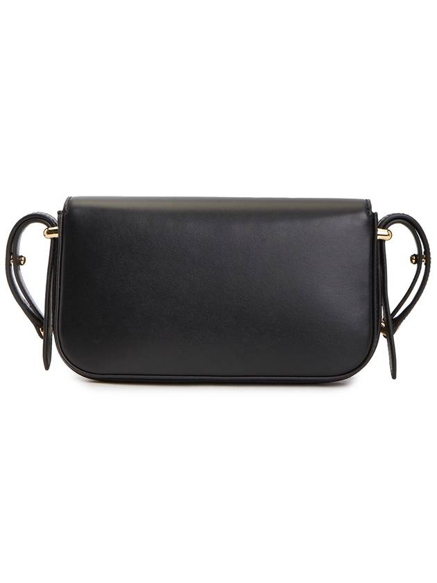 Leather Shoulder Bag Black - PRADA - BALAAN 5