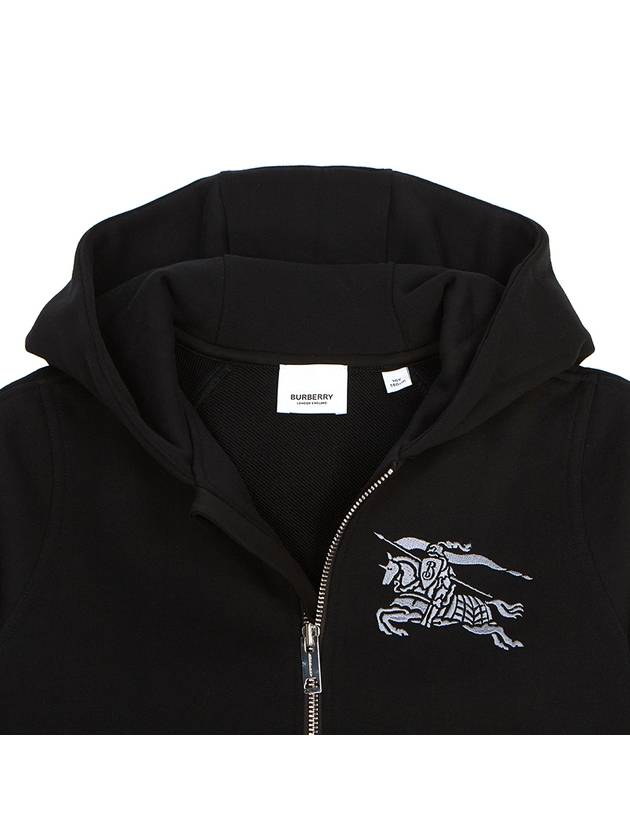 Kids Embroidered Logo Hoodie Black - BURBERRY - BALAAN 6