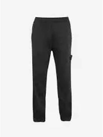 Compass Patch Cotton Jersey Track Pants Dark Grey - STONE ISLAND - BALAAN 2