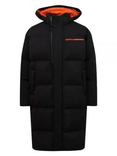 Logo Light Re-Nylon Down Padded Jacket Black - PRADA - BALAAN 2