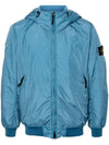 Crinkle Reps R NY Padding Blue - STONE ISLAND - BALAAN 1