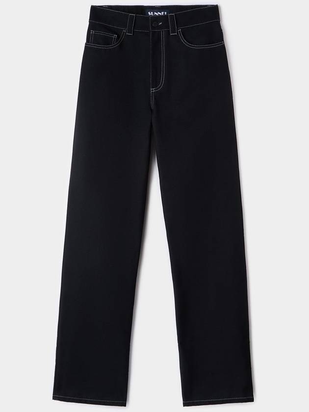 Classic Straight Pants Black - SUNNEI - BALAAN 2