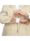 Single Breasted Button Blazer Jacket Beige - THOM BROWNE - BALAAN 11