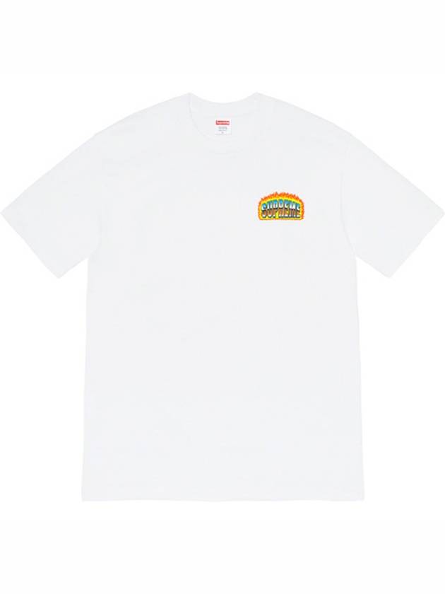 Chrome T shirt White Supreme Tee - SUPREME - BALAAN 2