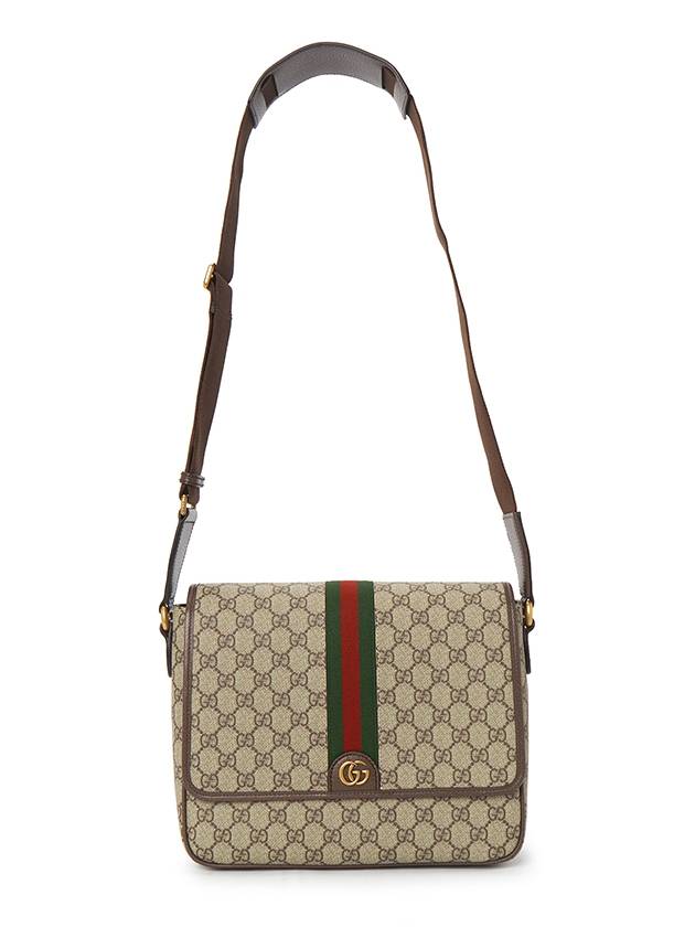 24 ss GG Supreme Fabric Leather Shoulder Strap WITH Iconic Web Band 761741FACJQ9741 B0650983044 - GUCCI - BALAAN 8