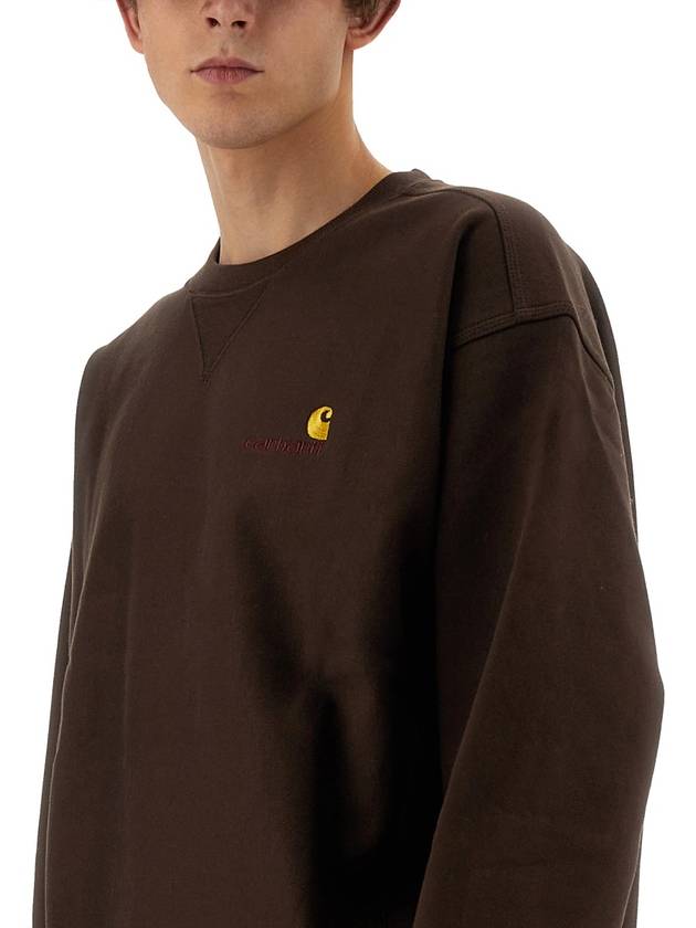 American Script Drop Shoulder Sweatshirt I025475 - CARHARTT WIP - BALAAN 5