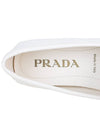 Leather Driving Shoes Ivory - PRADA - BALAAN 9