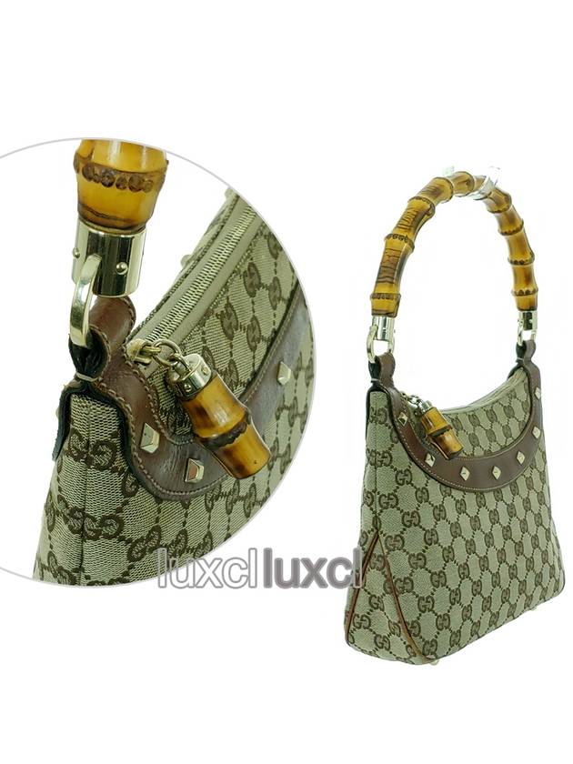 GG jacquard vintage bamboo tote bag 137378 - GUCCI - BALAAN 5