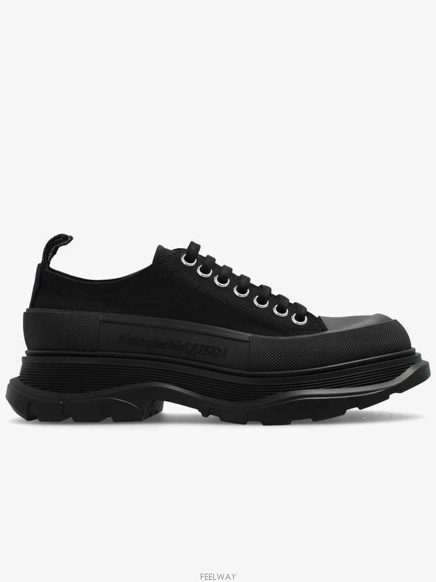 Tread Slick Low Top Sneakers Black - ALEXANDER MCQUEEN - BALAAN 2