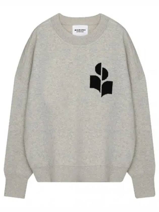 Logo Intarsia Crewneck Sweater Ecru - ISABEL MARANT - BALAAN 2