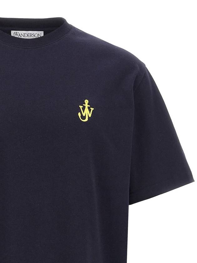 JW Anderson 'Anchor Embroidery' T-Shirt - JW ANDERSON - BALAAN 3