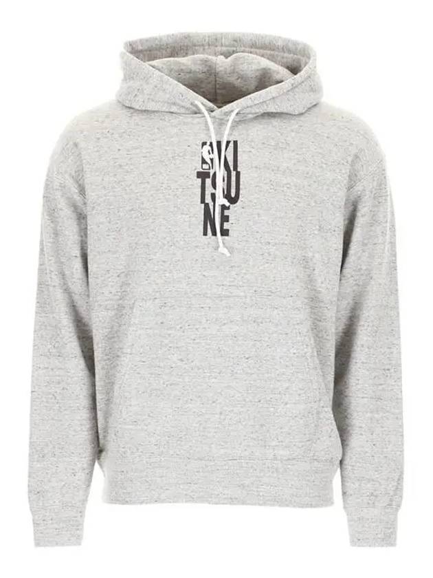 Maison Kitsune NBA Collaboration Logo Hooded Sweatshirt - MAISON KITSUNE - BALAAN 1