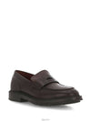 Travis Penny Leather Loafers Dark Brown - LORO PIANA - BALAAN 4