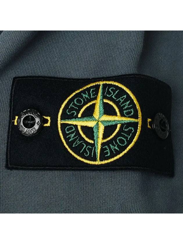 Signature Logo Patch Hoodie Grey - STONE ISLAND - BALAAN 5