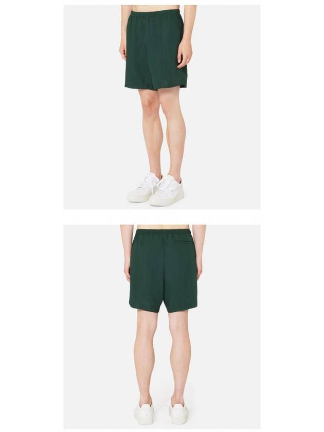 Pocket Heart Logo Swim Shorts Ever Green - AMI - BALAAN 6