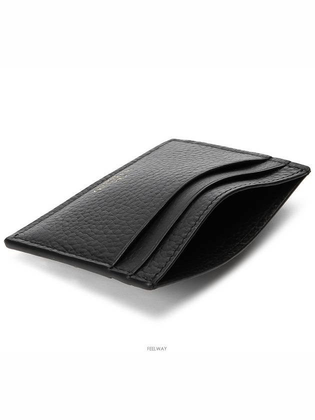 Rock Stud Card Wallet Black - VALENTINO - BALAAN 5