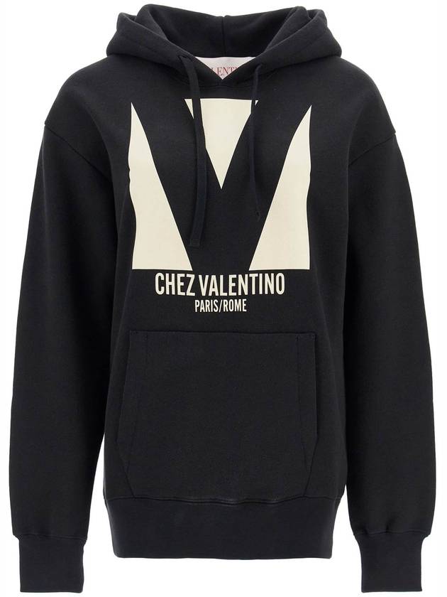 chez valentino oversized hoodie - VALENTINO - BALAAN 1